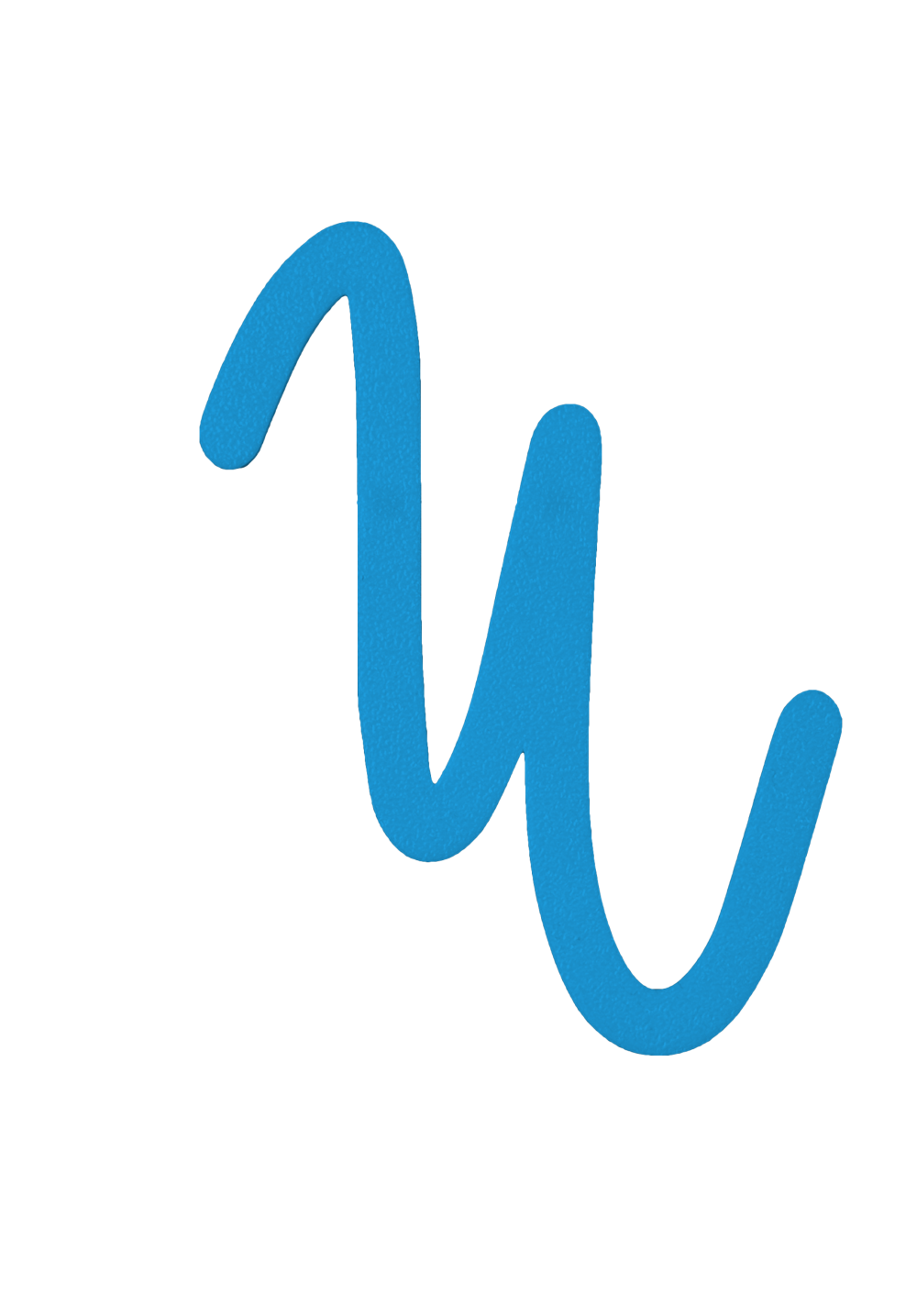 Individual Letters - Cursive Font