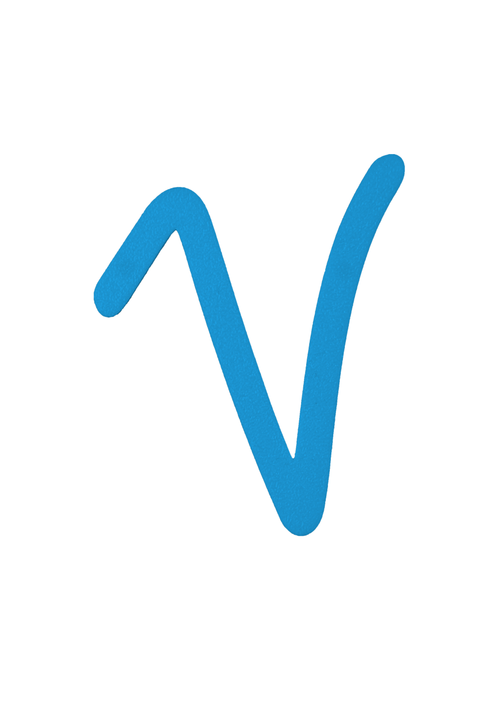 Individual Letters - Cursive Font