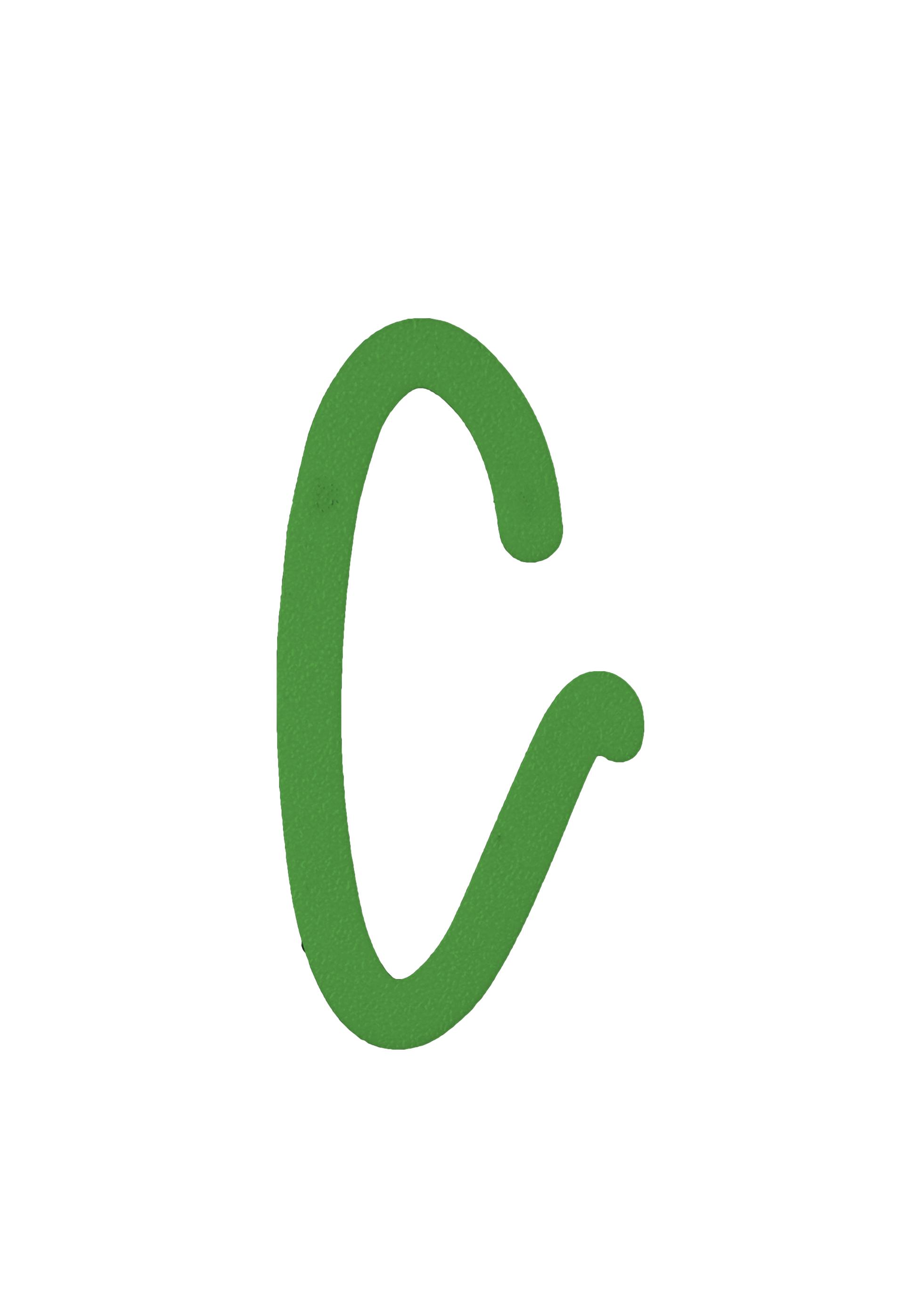Individual Letters - Cursive Font