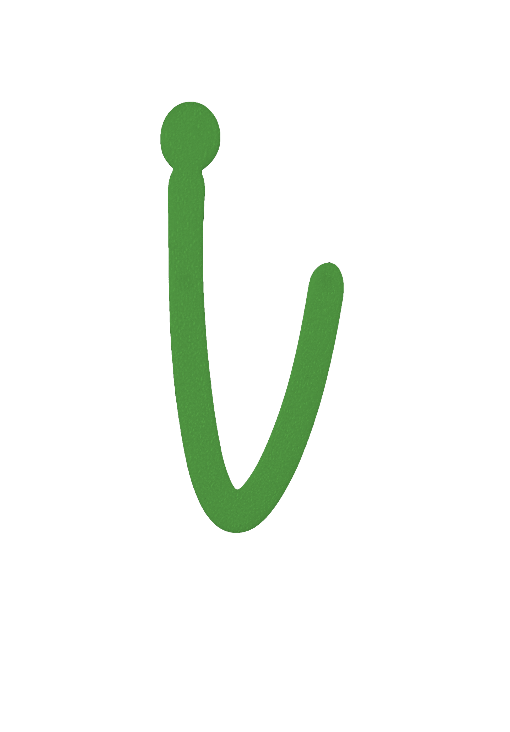 Individual Letters - Cursive Font