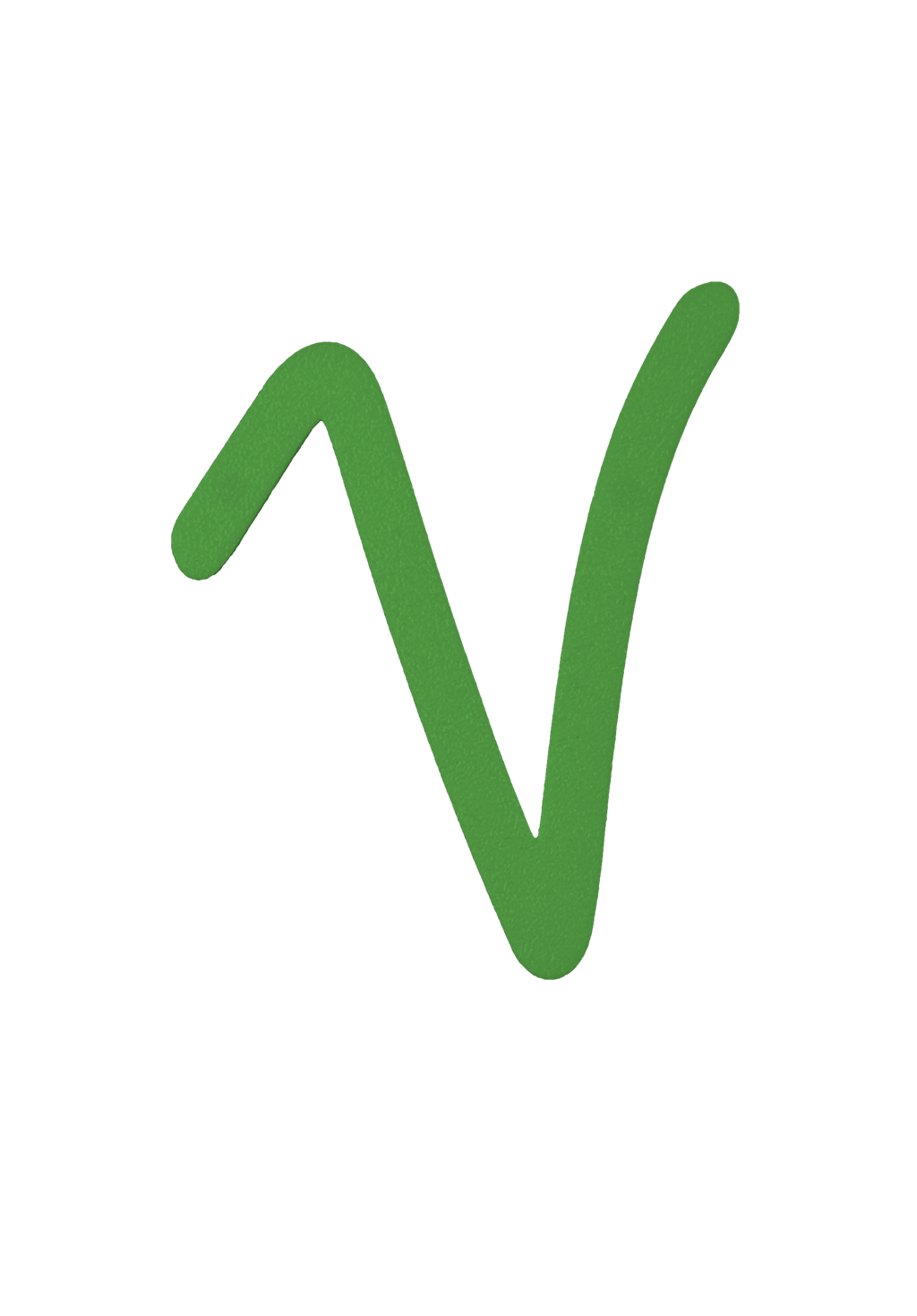 Individual Letters - Cursive Font