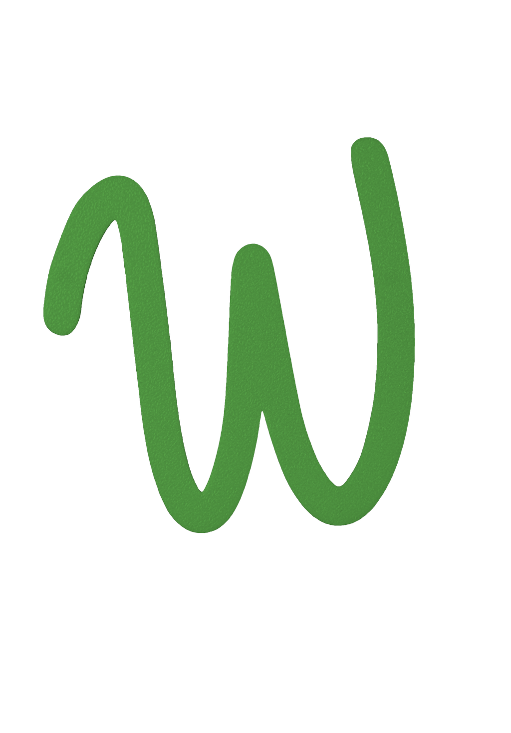 Individual Letters - Cursive Font