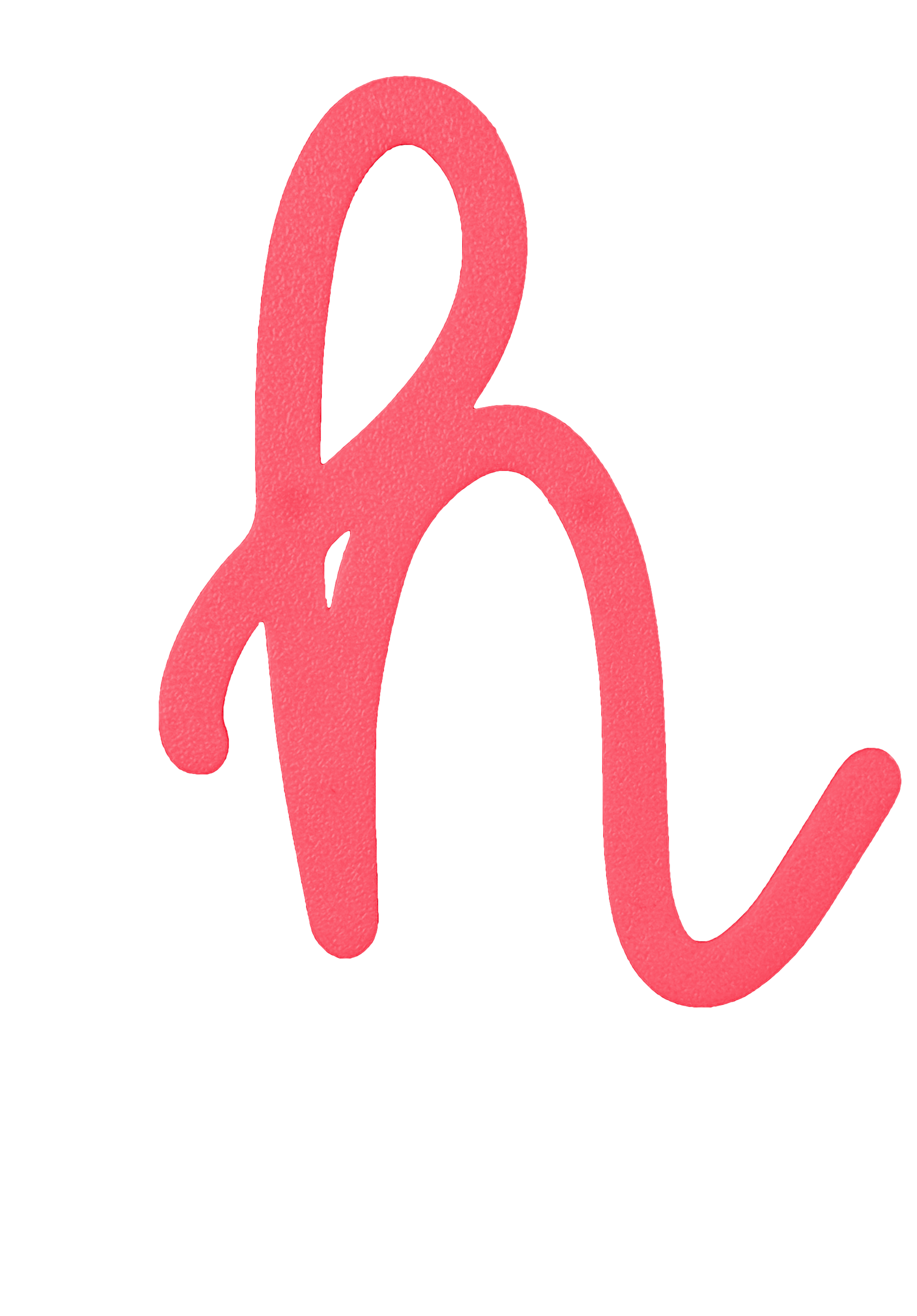 Individual Letters - Cursive Font