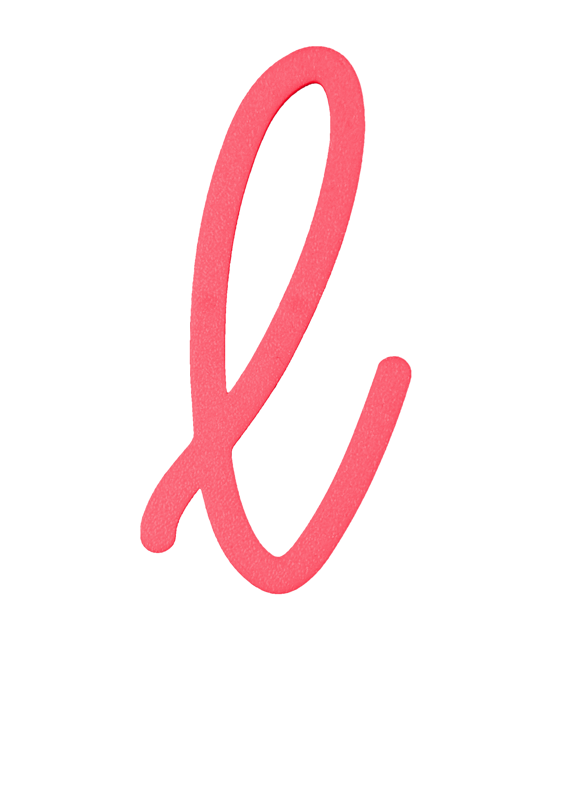 Individual Letters - Cursive Font