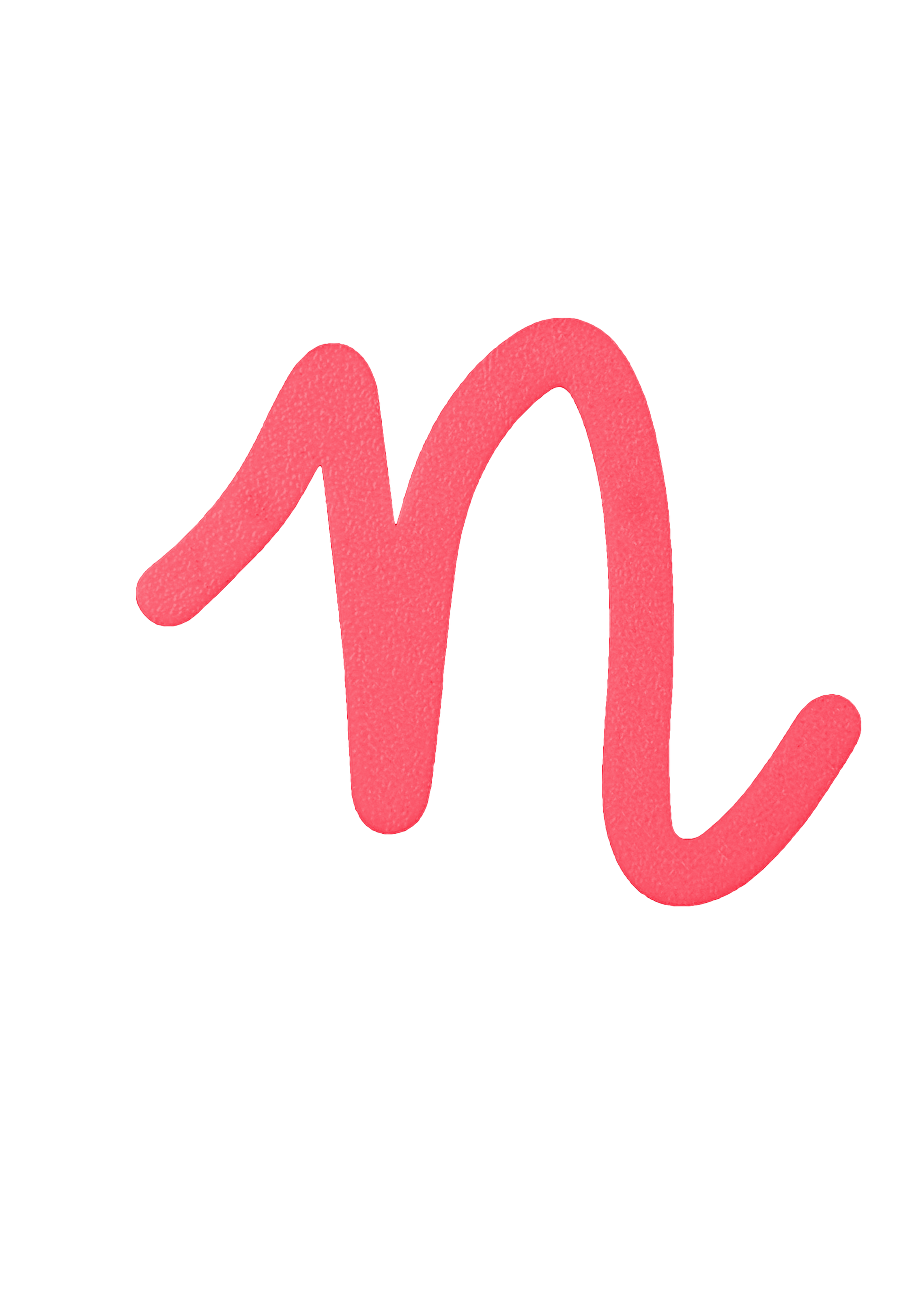 Individual Letters - Cursive Font