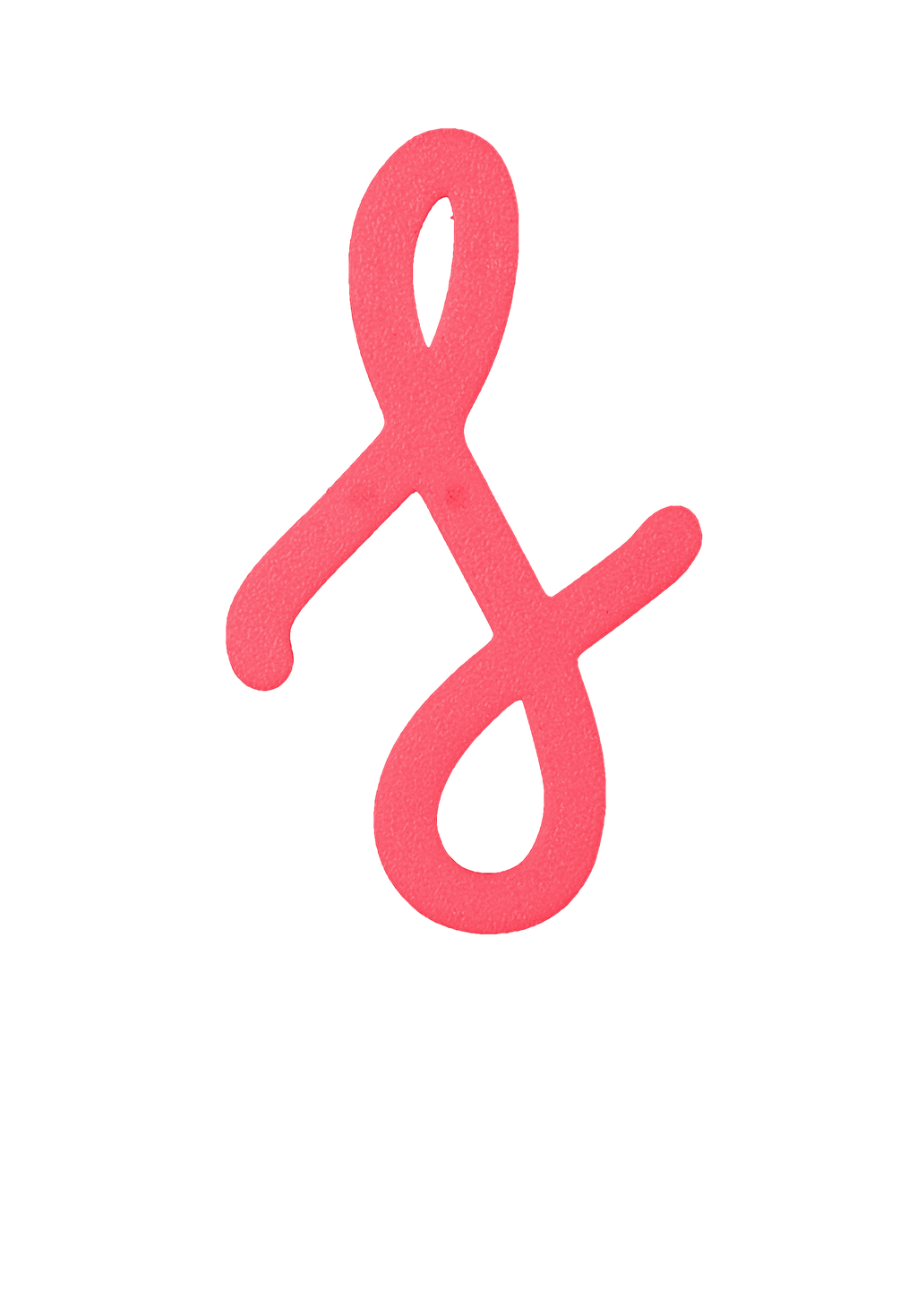 Individual Letters - Cursive Font