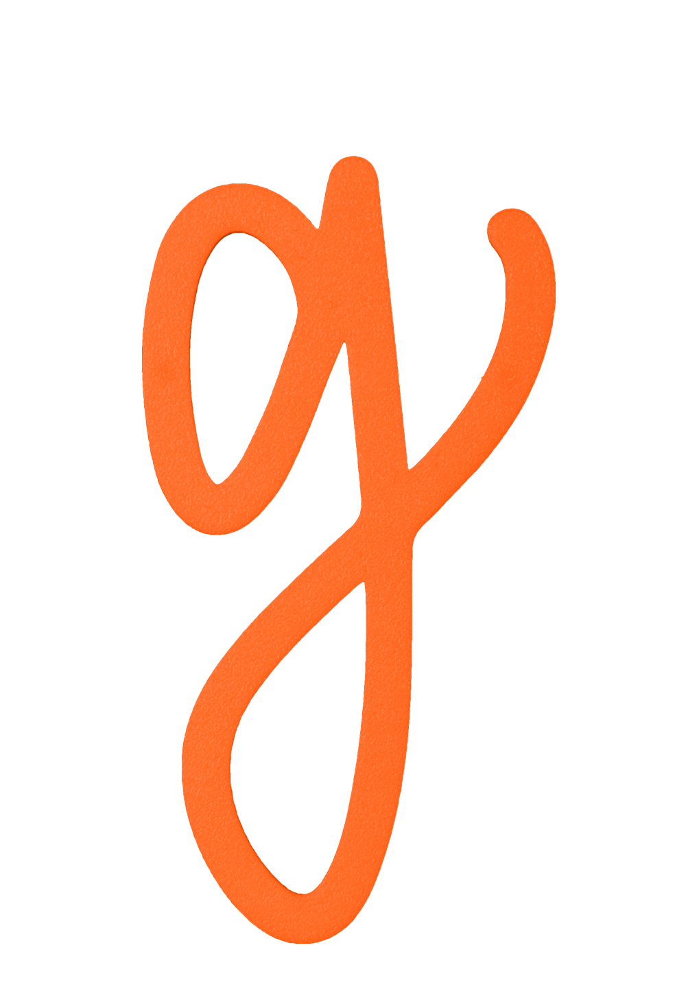 Individual Letters - Cursive Font