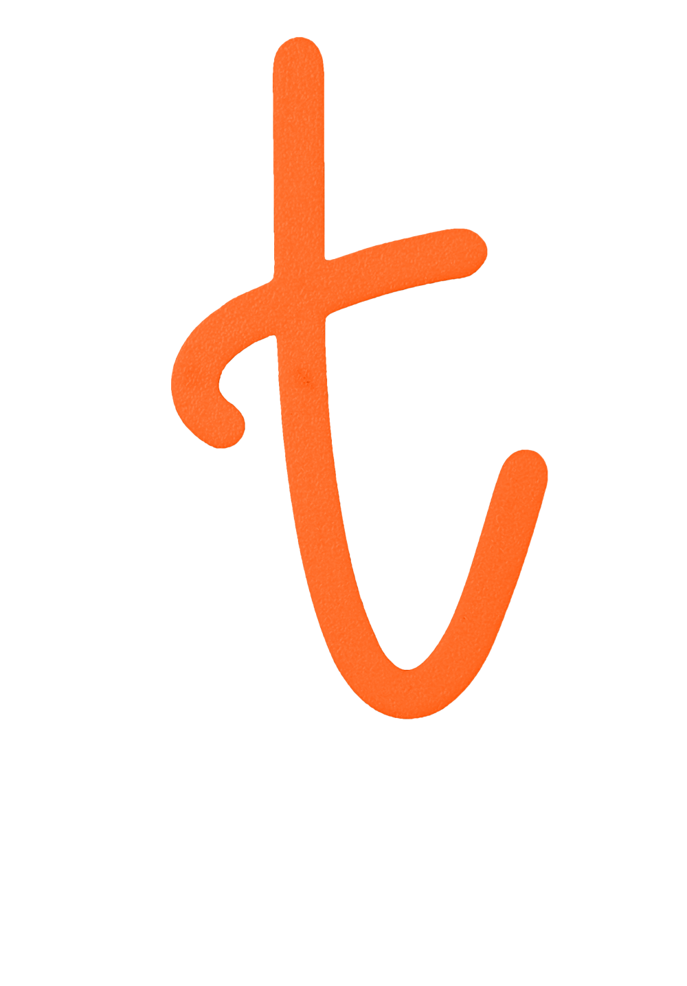 Individual Letters - Cursive Font