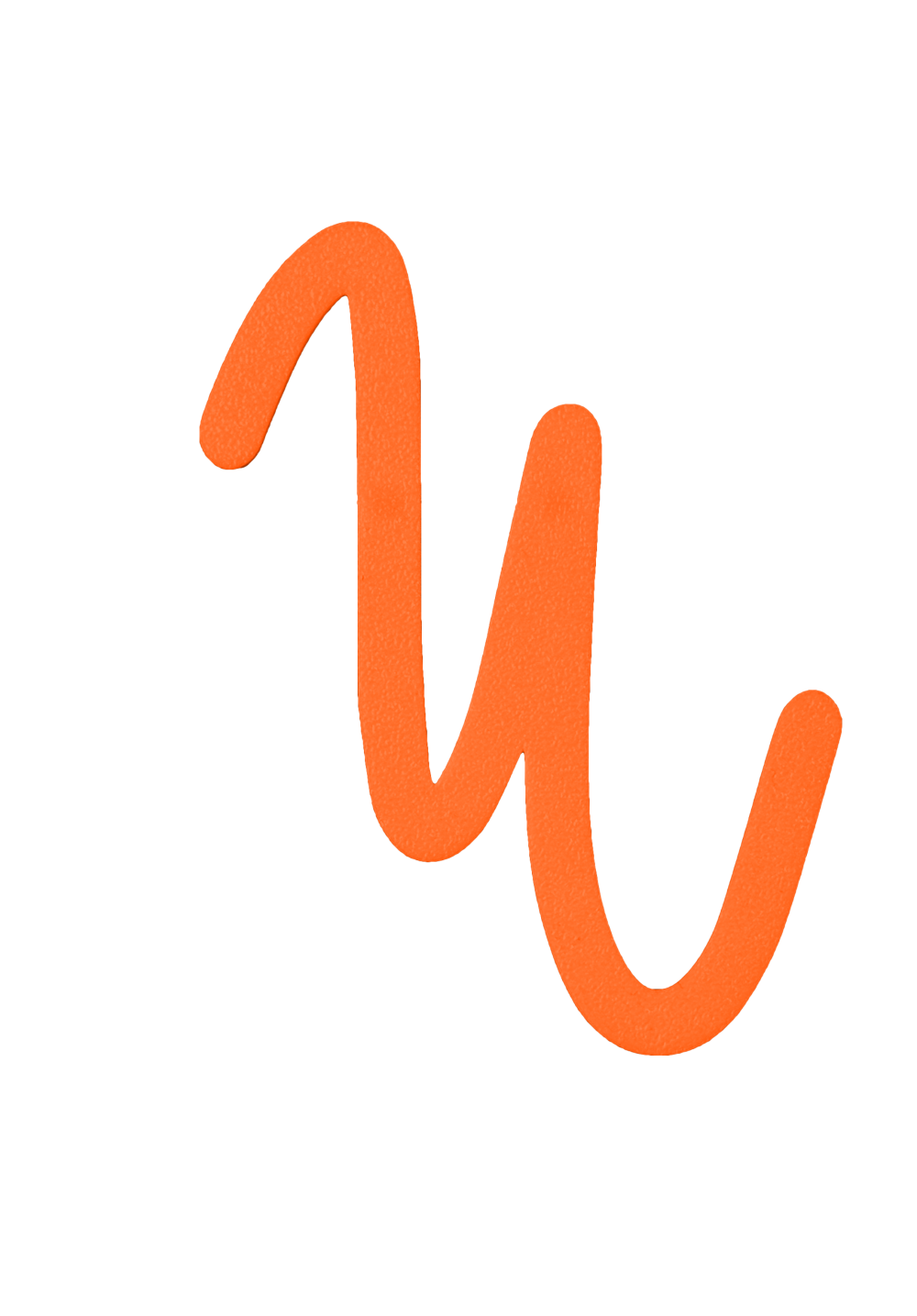 Individual Letters - Cursive Font