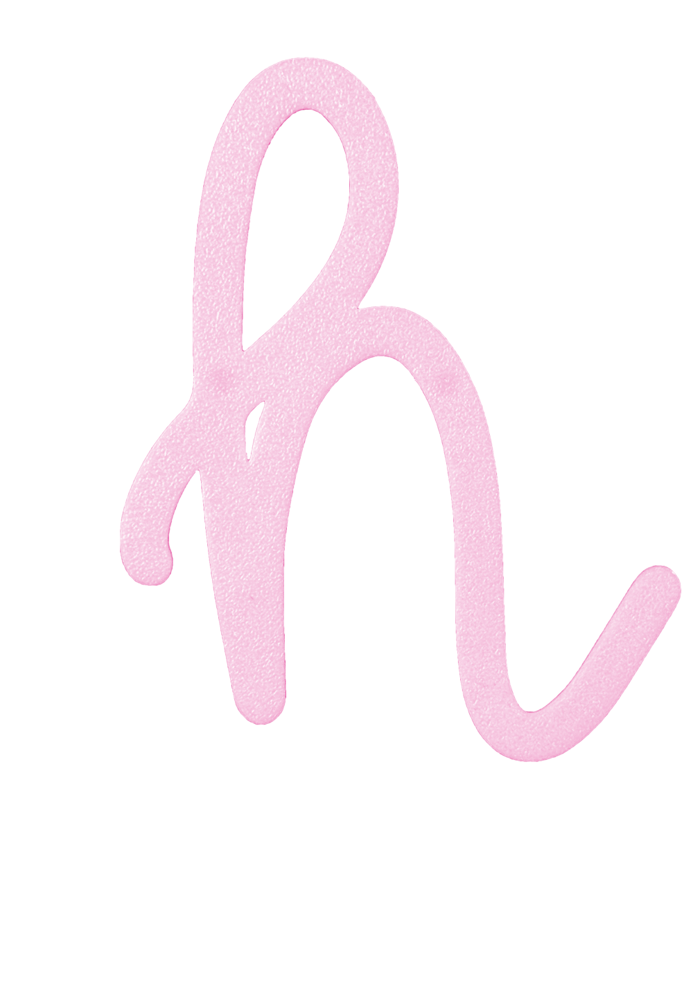 Individual Letters - Cursive Font