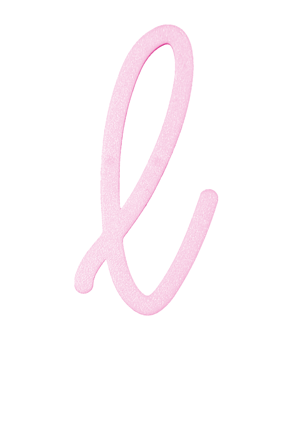 Individual Letters - Cursive Font