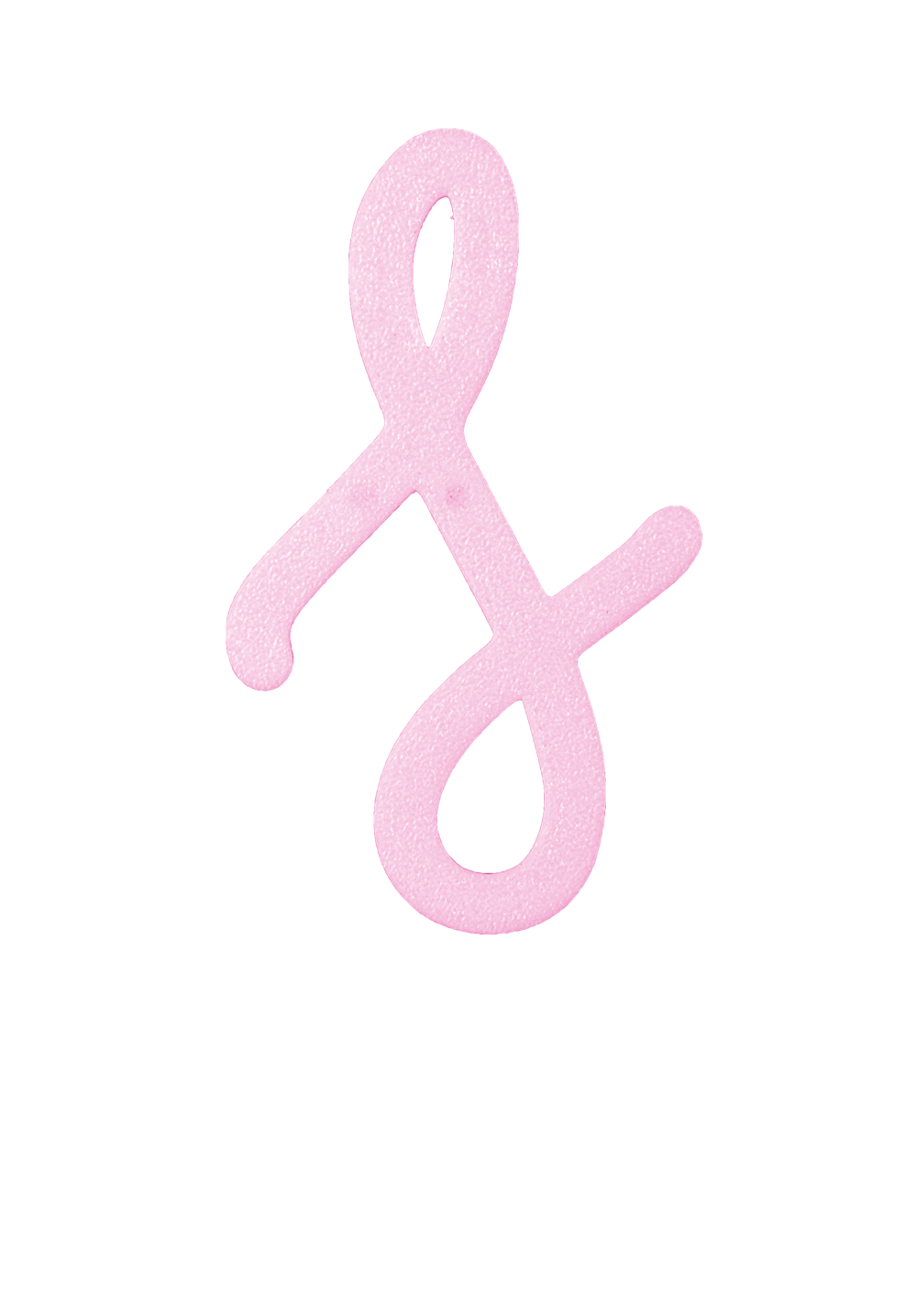 Individual Letters - Cursive Font