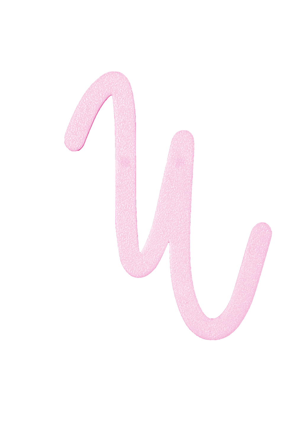 Individual Letters - Cursive Font