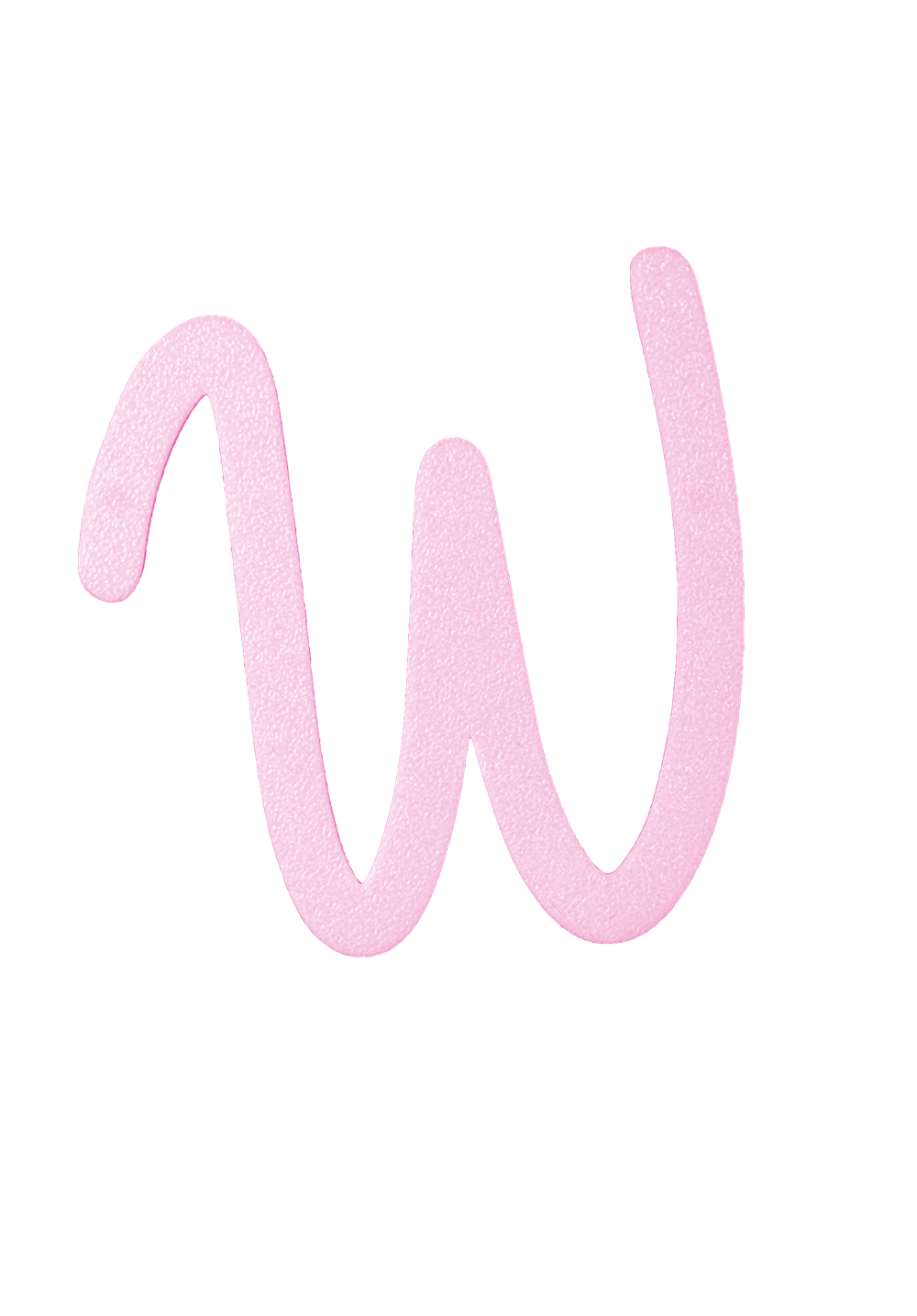 Individual Letters - Cursive Font