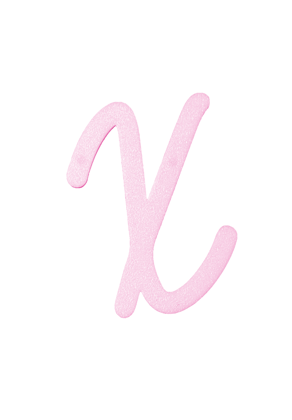 Individual Letters - Cursive Font