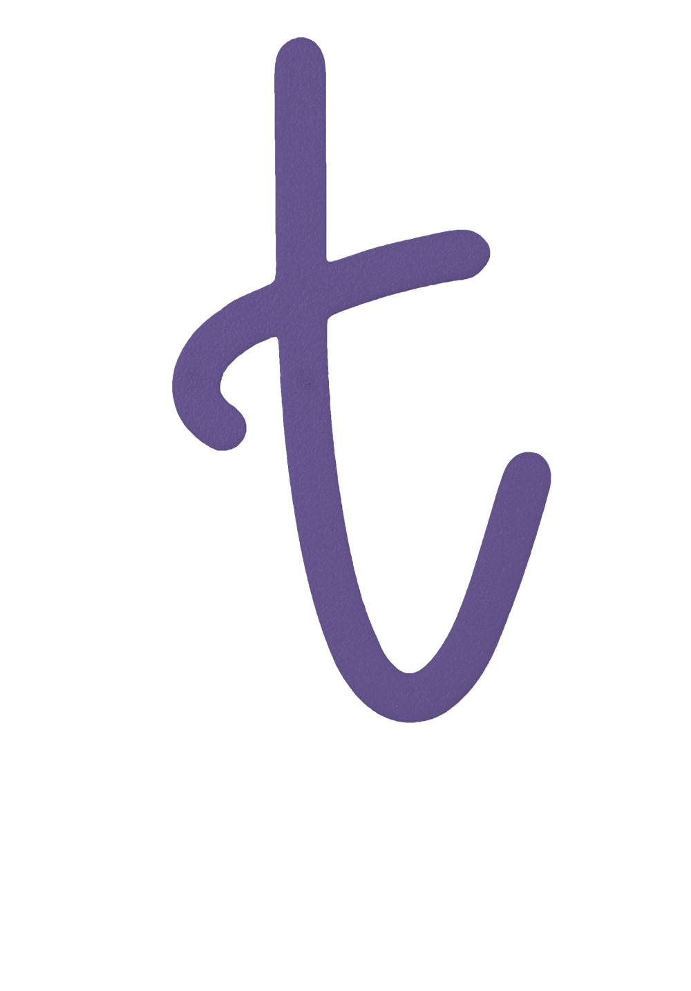 Individual Letters - Cursive Font