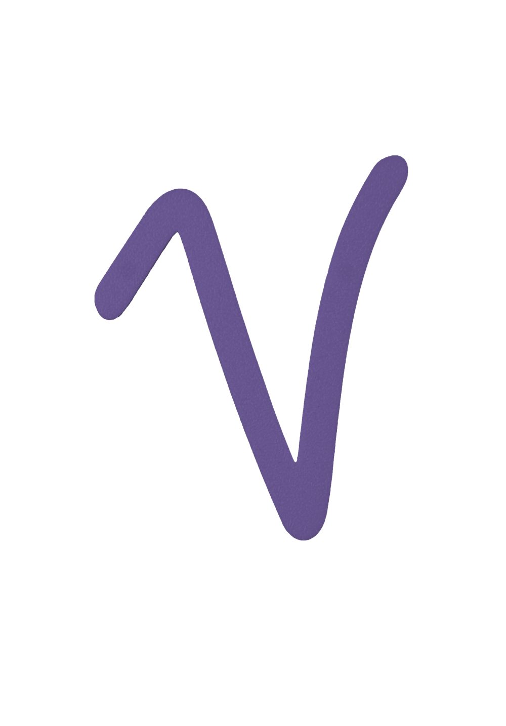 Individual Letters - Cursive Font