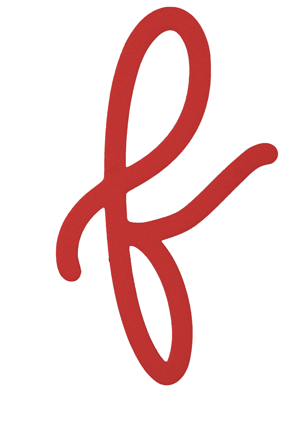 Individual Letters - Cursive Font