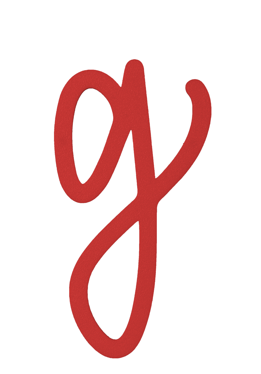 Individual Letters - Cursive Font