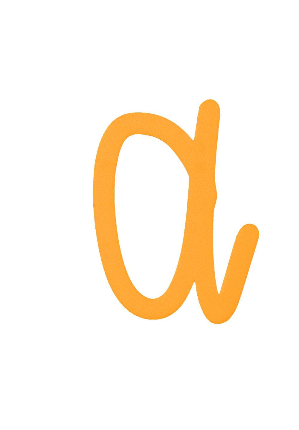 Individual Letters - Cursive Font