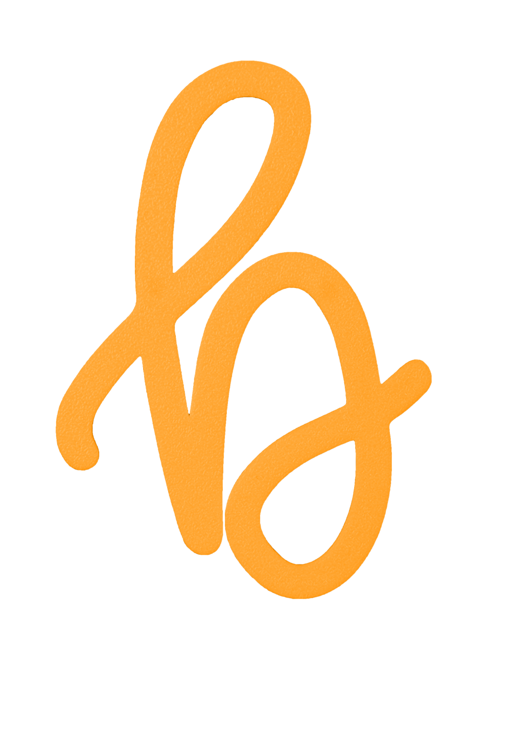 Individual Letters - Cursive Font