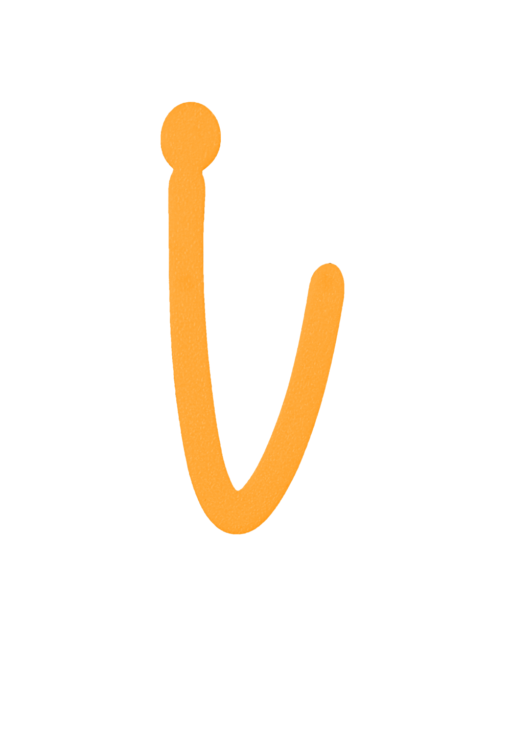 Individual Letters - Cursive Font