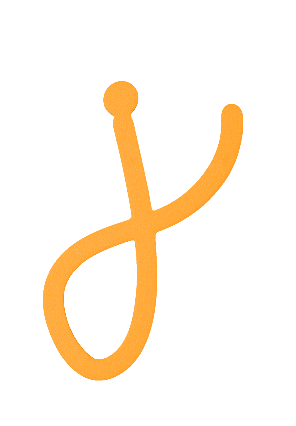 Individual Letters - Cursive Font