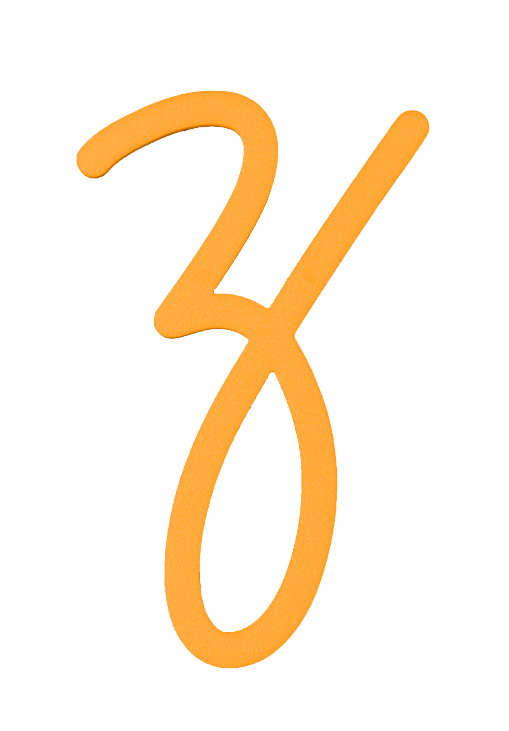 Individual Letters - Cursive Font