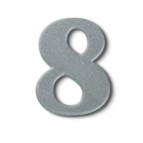 Block Font - Individual Numbers