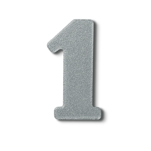 Block Font - Individual Numbers