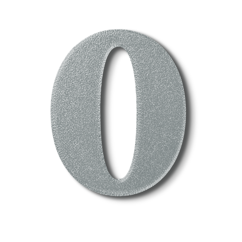 Block Font - Individual Numbers