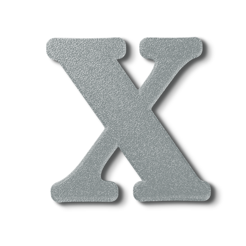 Individual Letters - Block Font