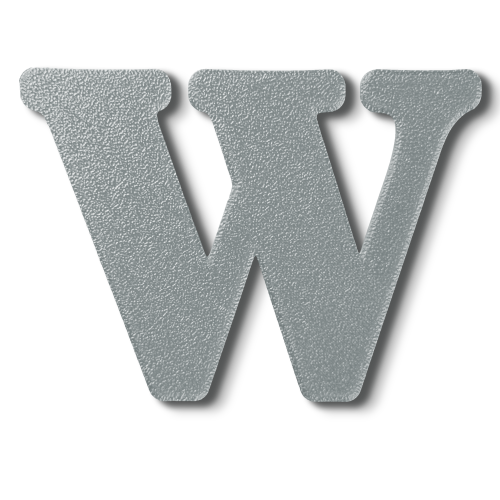 Individual Letters - Block Font