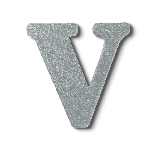 Individual Letters - Block Font