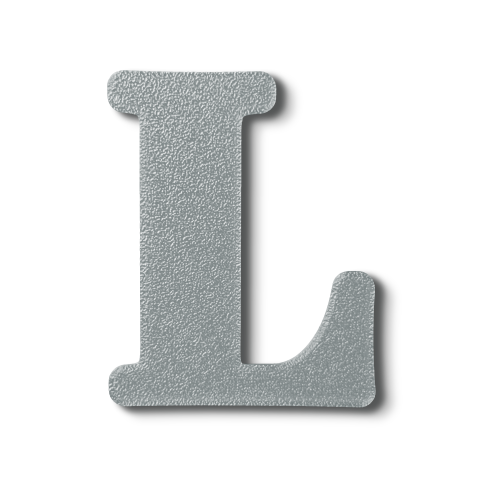 Individual Letters - Block Font