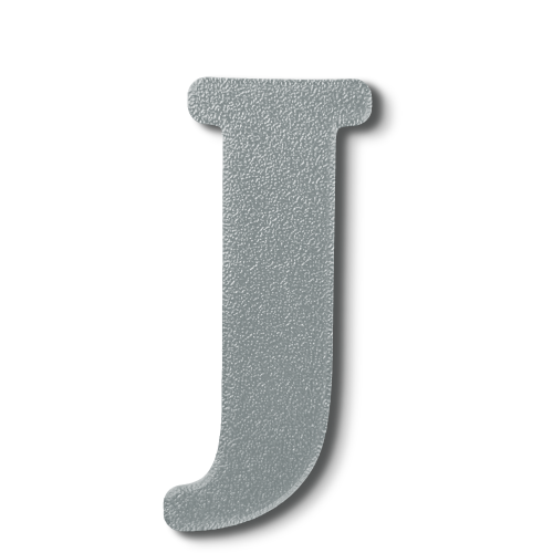 Individual Letters - Block Font