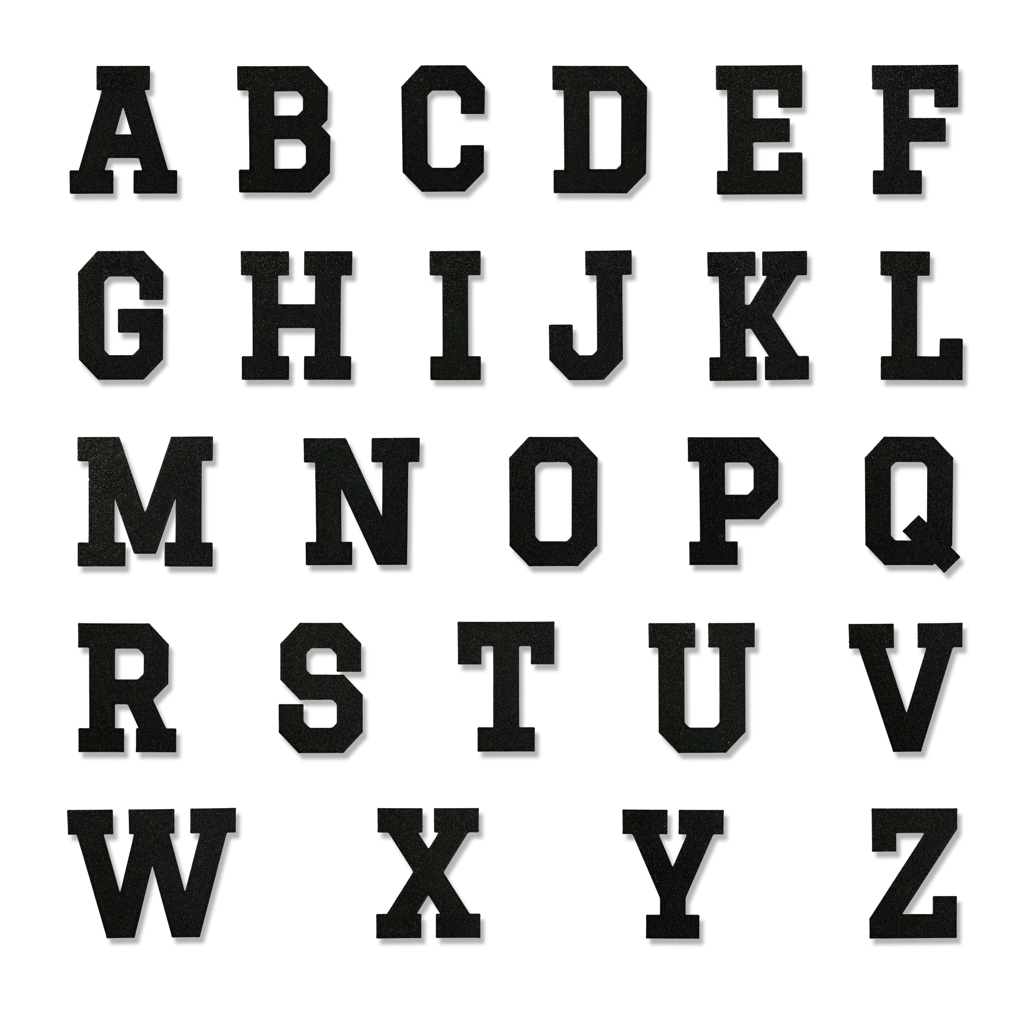 Varsity Font - Individual Letters