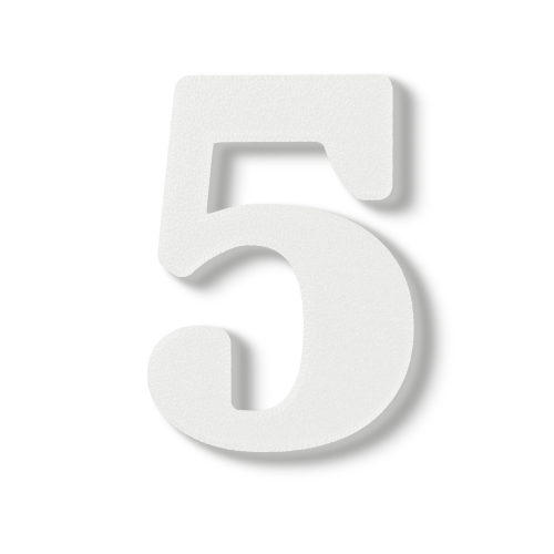 Block Font - Individual Numbers