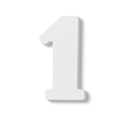 Block Font - Individual Numbers