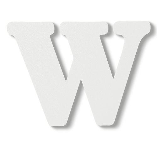 Individual Letters - Block Font