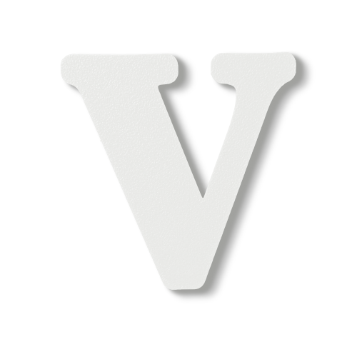 Individual Letters - Block Font