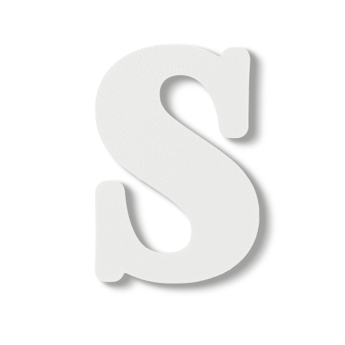 Block Font - Individual Letters