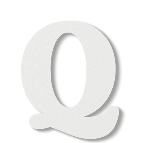 Individual Letters - Block Font