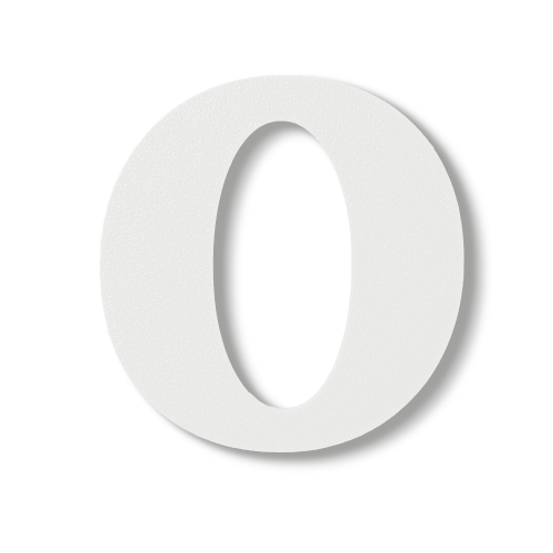 Individual Letters - Block Font