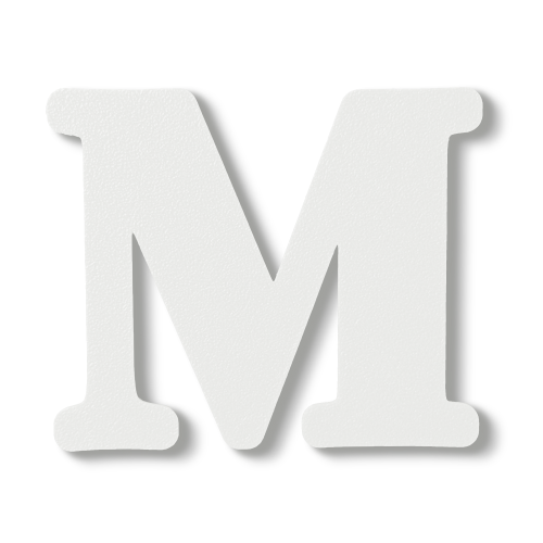 Block Font - Individual Letters