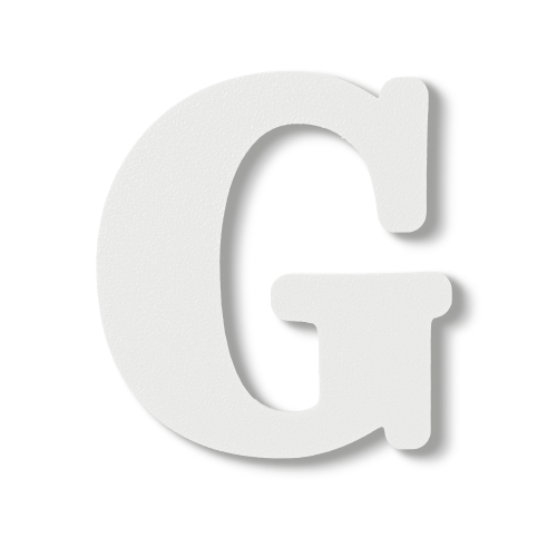 Block Font - Individual Letters