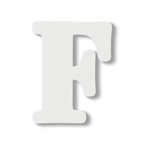Block Font - Individual Letters