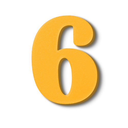 Block Font - Individual Numbers