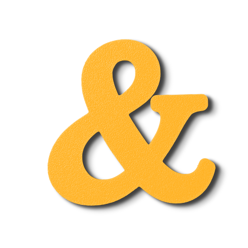 Individual Special Characters - Block Font