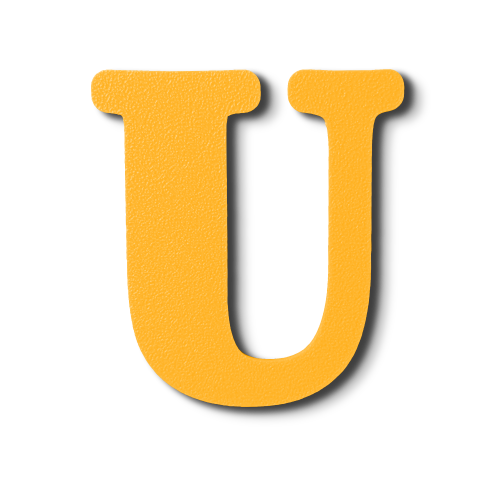 Block Font - Individual Letters